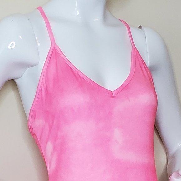 True Rock Hot Pink Scoop Neck Maxi Dress SZ L - Picture 6 of 11